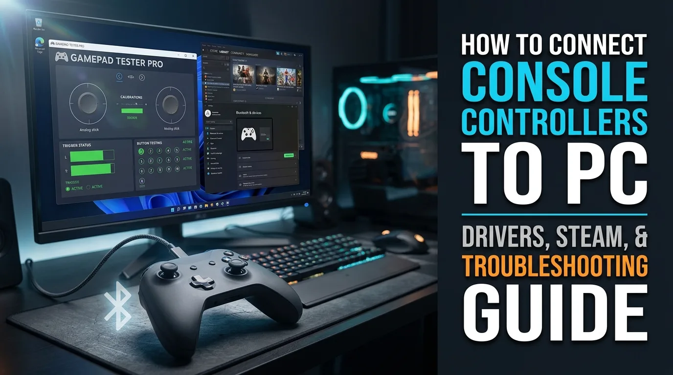 How to Connect Console Controllers to PC: Drivers, Steam, & Troubleshooting Guide