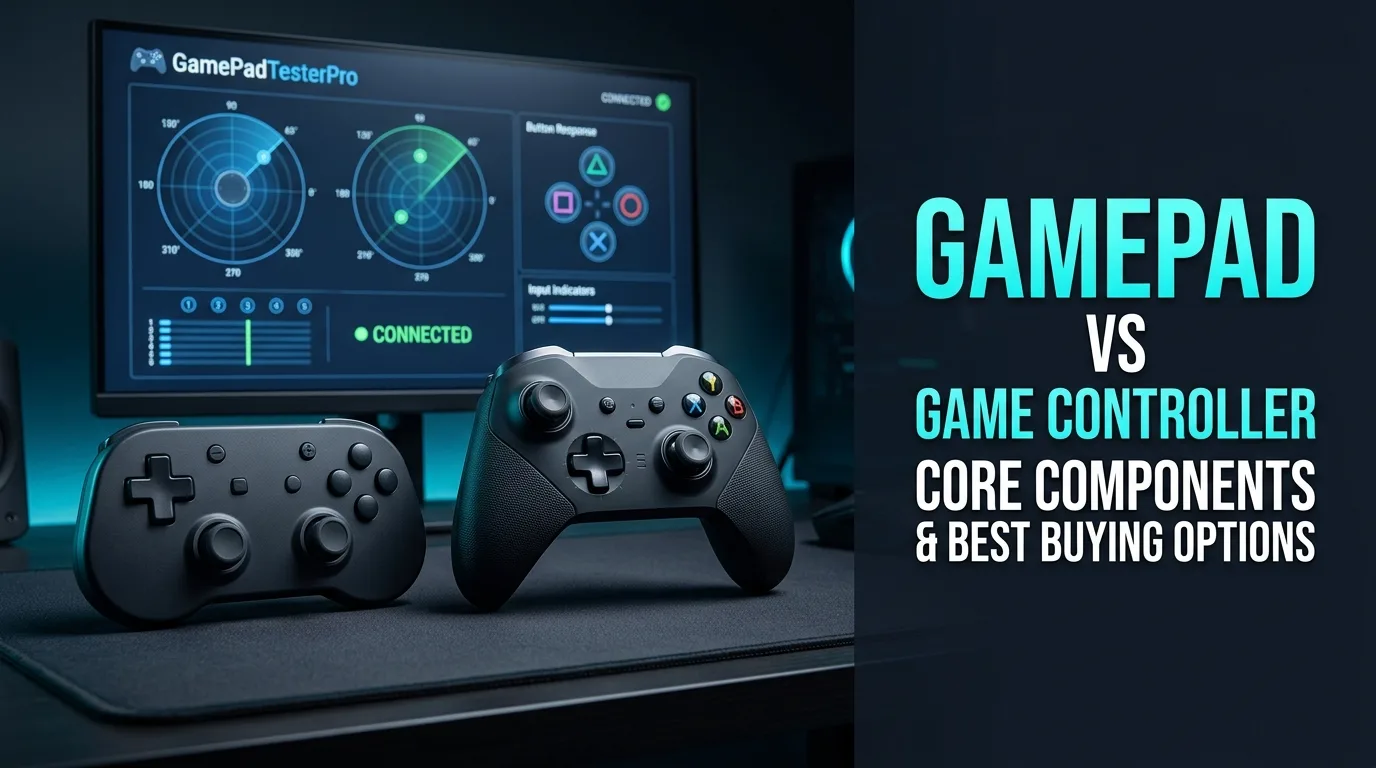 Gamepad vs Game Controller: Core Components & Best Buying Options