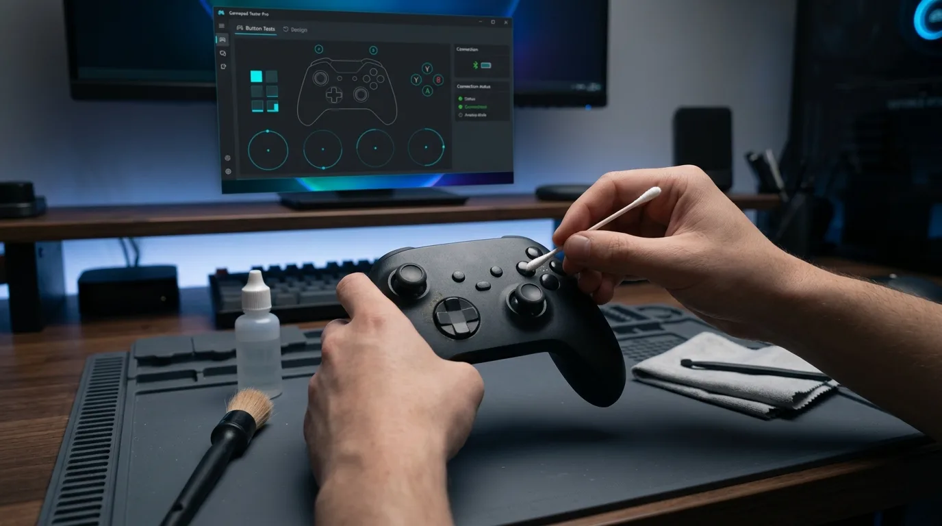 How to Clean and Repair Sticky Gamepad Buttons Without Opening It
