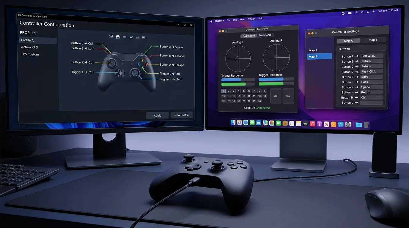 How to Remap Gamepad Buttons System-Wide on Windows and Mac