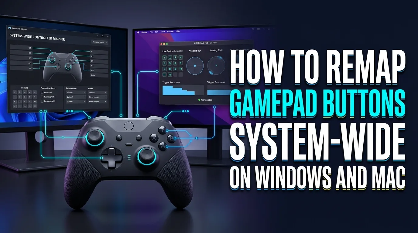 How to Remap Gamepad Buttons System-Wide on Windows and Mac