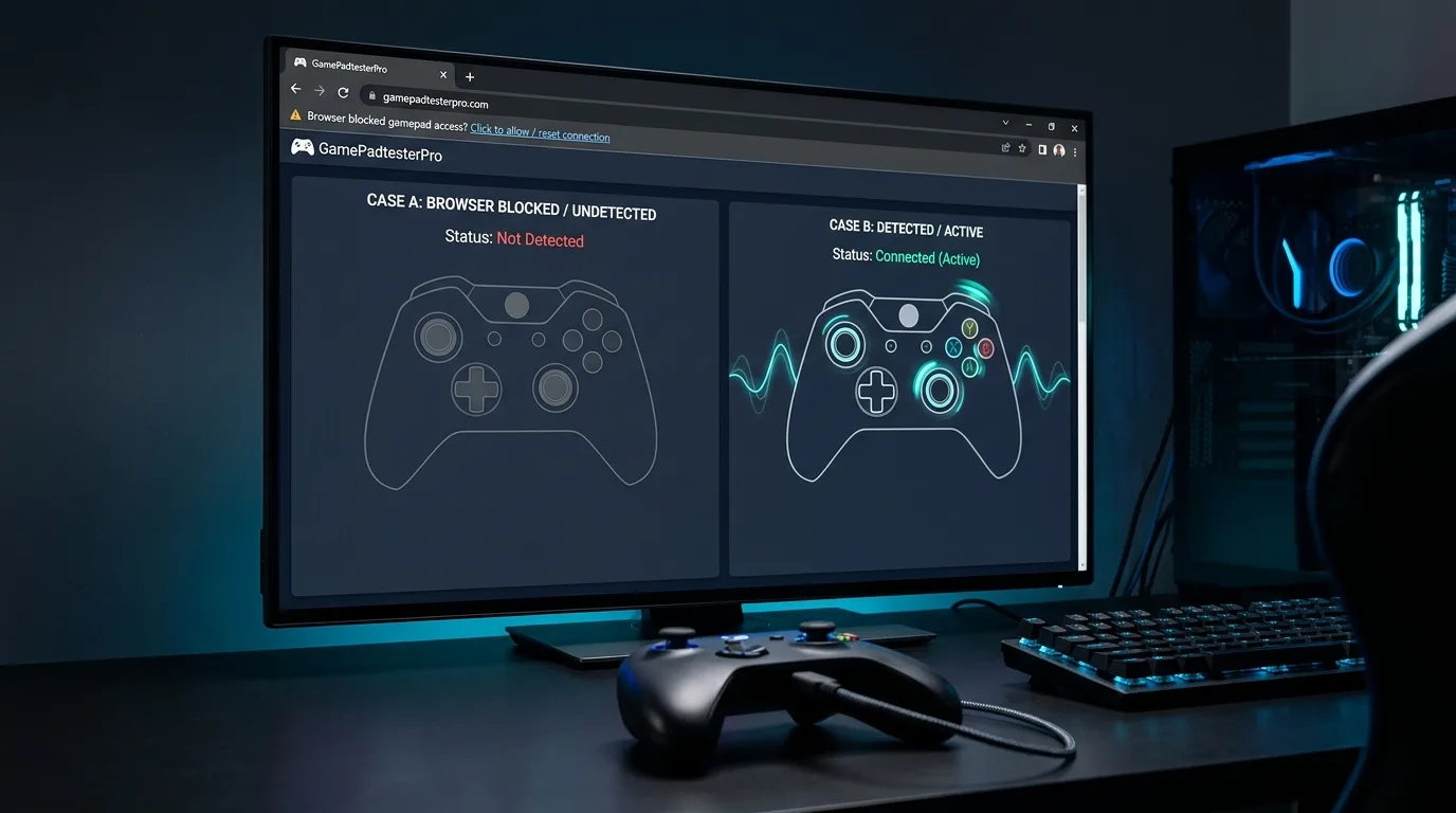 Why Is Your Gamepad Not Working in Browser? Browser Blocks & Testing Explained