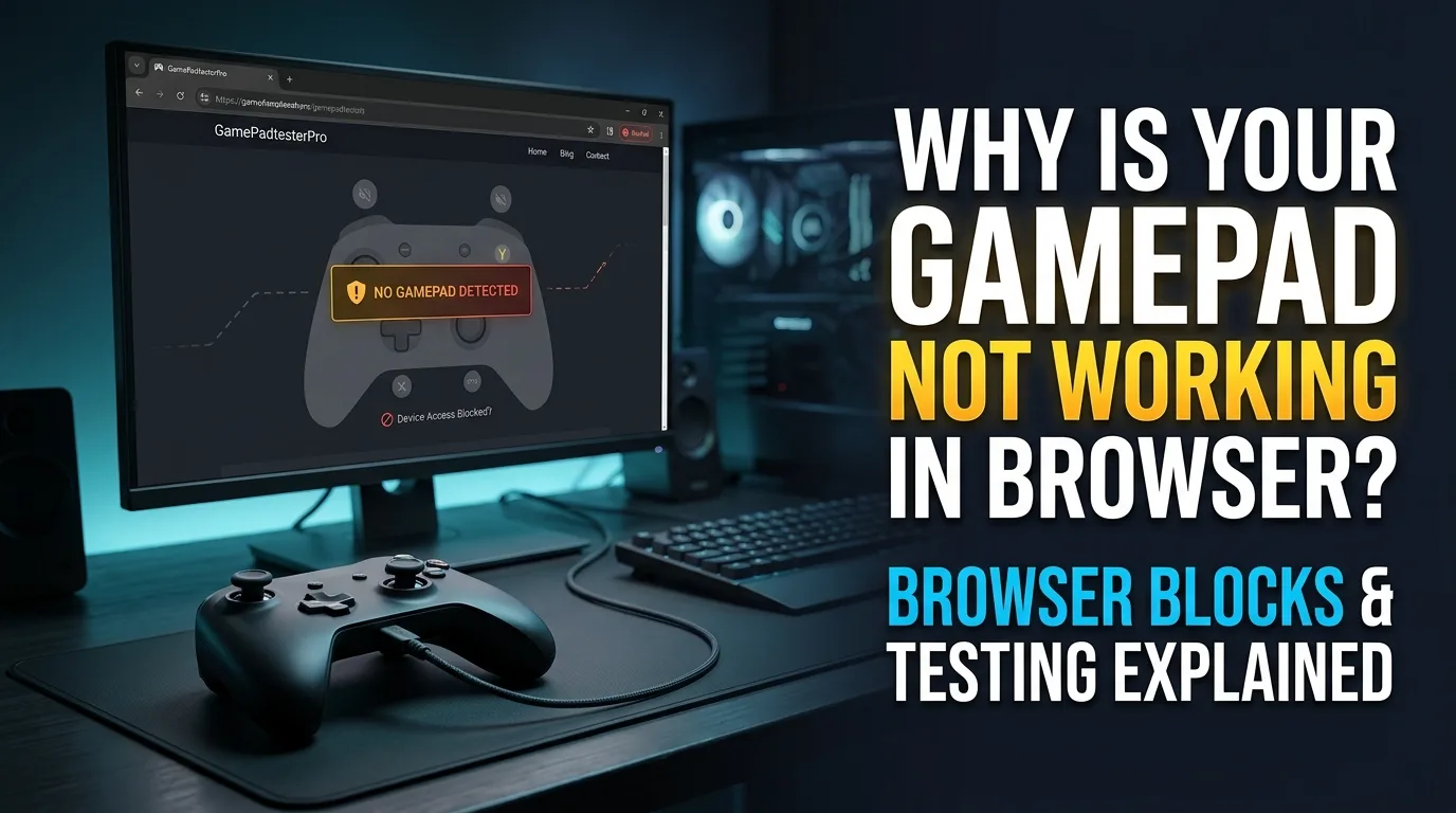 Why Is Your Gamepad Not Working in Browser? Browser Blocks & Testing Explained