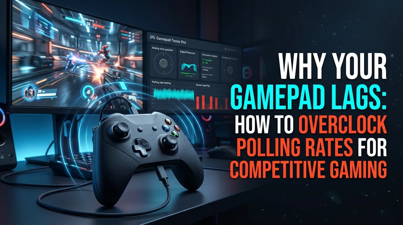 Why Your Gamepad Lags: How to Overclock Polling Rates for Competitive Gaming
